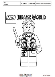 jurasic-world boyama sayfaları